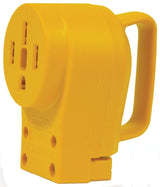 Camco USA 55353 Replacement Receptacle, 125/250 V, 50 A, Female Contact, Yellow