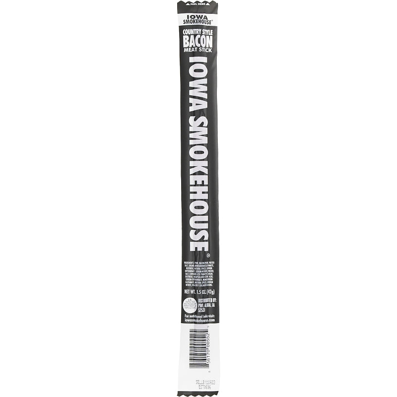 Iowa Smokehouse is-1.5csba-m Meat Stick, Bacon, 1.5 oz, Pack of 24