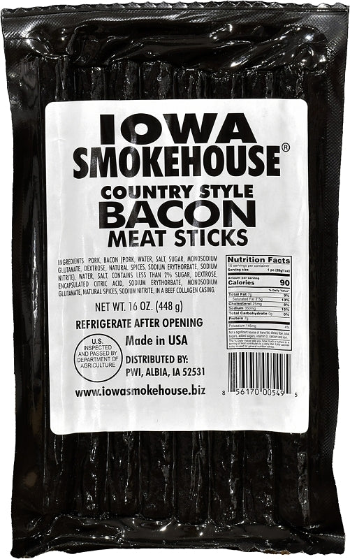 STICK MEAT CS BACON 16OZ, Pack of 10