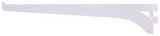 ProSource 25219PHL-PS Heavy-Duty and Single Track Shelf Bracket, 90 lb/Pair, 12 in L, 2-3/8 in H, Steel, White, Pack of 30