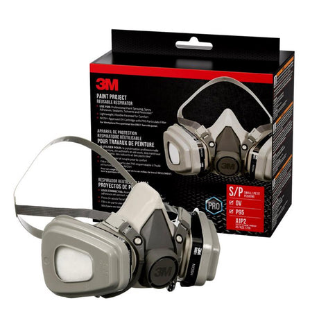 3M P95 Paint Spray and Pesticide Respirator Mask Replacement Filter 5000 White 3 pair