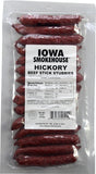 Iowa Smokehouse IS-8BSTH Beef Stick Stubbies, Hickory, 8 oz, Pack of 12