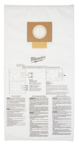 Milwaukee 49-90-1989 Fleece Dust Bag, 9 gal, 13-3/4 in L, 1/8 in W