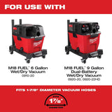 Milwaukee 49-90-1996 Flexible Hose, 9 ft L, Rubber