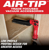Milwaukee AIR-TIP 49-90-2027 Low-Profile Pivoting Brush Tool