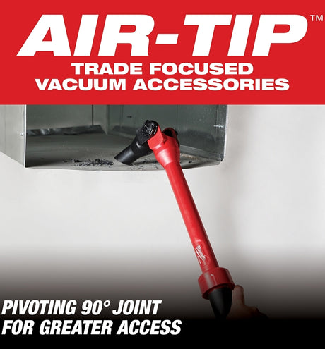 Milwaukee AIR-TIP 49-90-2031 Pivoting Extension Wand, For: 1-1/4 in, 1-7/8 in and 2-1/2 in Dia Wet/Dry Vacuum Cleaners