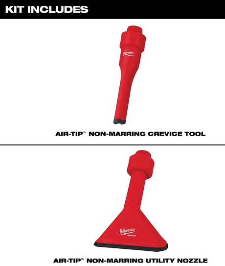 Milwaukee AIR-TIP 49-90-2034 Non-Marring Utility Nozzle Kit, 2 -Piece