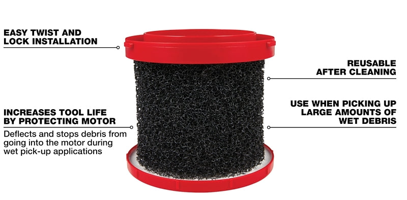 Milwaukee 49-90-2015 Standard Foam Filter