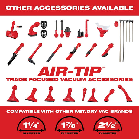 Milwaukee AIR-TIP 49-90-2026 4-in-1 Right Angle Cleaning Tool, 5 -Piece