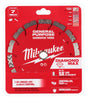 Milwaukee DIAMOND MAX 49-93-9007 Turbo General-Purpose Saw Blade, 7 in Dia, DM-7/8 in-5/8 in Arbor, Segmented Rim