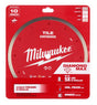 Milwaukee DIAMOND MAX 49-93-9210 Saw Blade, 10 in Dia, 5/8 in Arbor, Continuous Rim