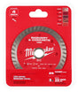Milwaukee 49-93-9402 Saw Blade, 4 in Dia, 7/8 in-20 mm-5/8 in Arbor, Turbo Rim