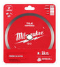 Milwaukee 49-93-9507 Saw Blade, 7 in Dia, DM-7/8 in-5/8 in Arbor, Continuous Rim