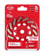Milwaukee DIAMOND MAX 49-93-7784 Turbo Cup Wheel, 4-1/2 in Dia, 1 in Thick, 5/8-11 Arbor, Diamond Abrasive