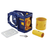 Irwin Bi-Metal 2-3/4 in. L Door Lock Installation Kit