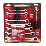 Ace SAE Gearwrench Set 9.8 in. L 8 pc
