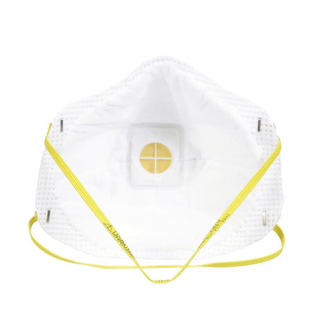 3M N95 Paint Sanding Cup Disposable Respirator Pro-Series Valved White One Size Fits All 1 pc