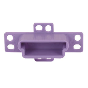 Prime-Line R 7133 Drawer Track Backplate, 3/4 in L, 2-3/4 in W, Nylon/Steel
