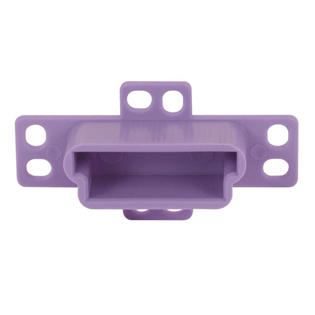 Prime-Line R 7133 Drawer Track Backplate, 3/4 in L, 2-3/4 in W, Nylon/Steel