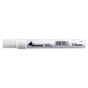 C.H. Hanson El Marko White Valve Tip Paint Marker 1 pk