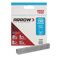 Arrow T50 3/8 in. W X 9/16 in. L 18 Ga. Flat Crown Heavy Duty Staples 1250 pk, Pack of 4