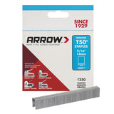 Arrow T50 3/8 in. W X 9/16 in. L 18 Ga. Flat Crown Heavy Duty Staples 1250 pk, Pack of 4