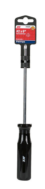 Ace No. 2 X 6 in. L Phillips Screwdriver 1 pc, Pack of 3