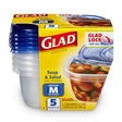 Glad BBG10076 Medium Soup and Salad, 24 oz, Plastic, Clear, Pack of 6