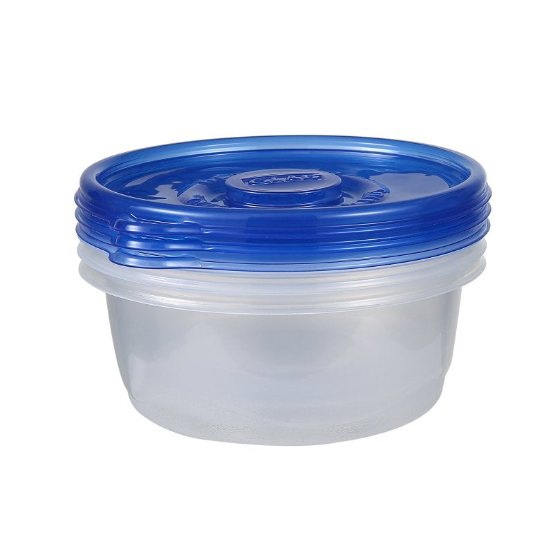 Glad BBG10691 Large Big Bowl, 48 oz, Plastic, Clear, Pack of 3