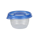 Glad BBG11038 Container, 4 oz, Plastic, Clear, 3.4 in Dia, 3 in H, Pack of 12
