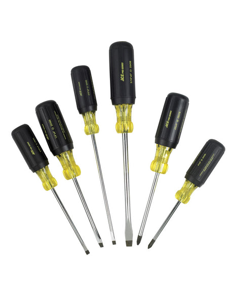 Ace Pro Pro Screwdriver Set 6 pc, Pack of 2