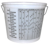 Leaktite-IPL Plastics 1045139-5 Paint Container, 5 qt Capacity, HDPE, Clear, Pack of 24