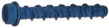 Tapcon 24292 Screw Anchor, 2 in L, Hex Drive, Steel, Metallic