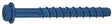Tapcon 24293 Screw Anchor, Hex Drive, Steel, Metallic, 15 PK