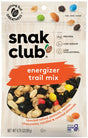 Snak Club 700571 Energizer Trail Mix, Solid, Unsalted, 6.75 oz Bag, Pack of 6