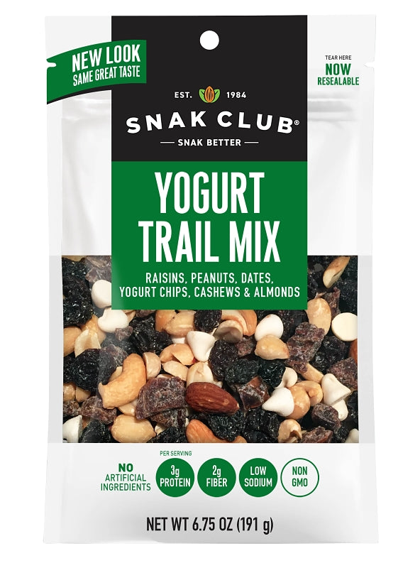 Snak Club CSU29455 Yogurt Trail Mix, 6.75 oz, Pack of 6