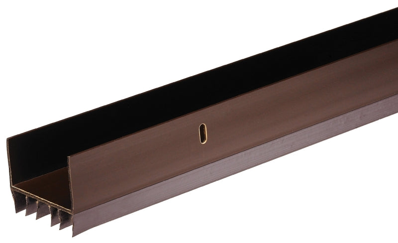 Frost King B79/36H Door Bottom, Brown, 36 in L, 1-3/4 in W, Vinyl, Includes: Screws