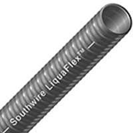 Southwire Ultratite 55094321 Flexible Conduit, 3/4 in, 25 ft L, PVC, Gray