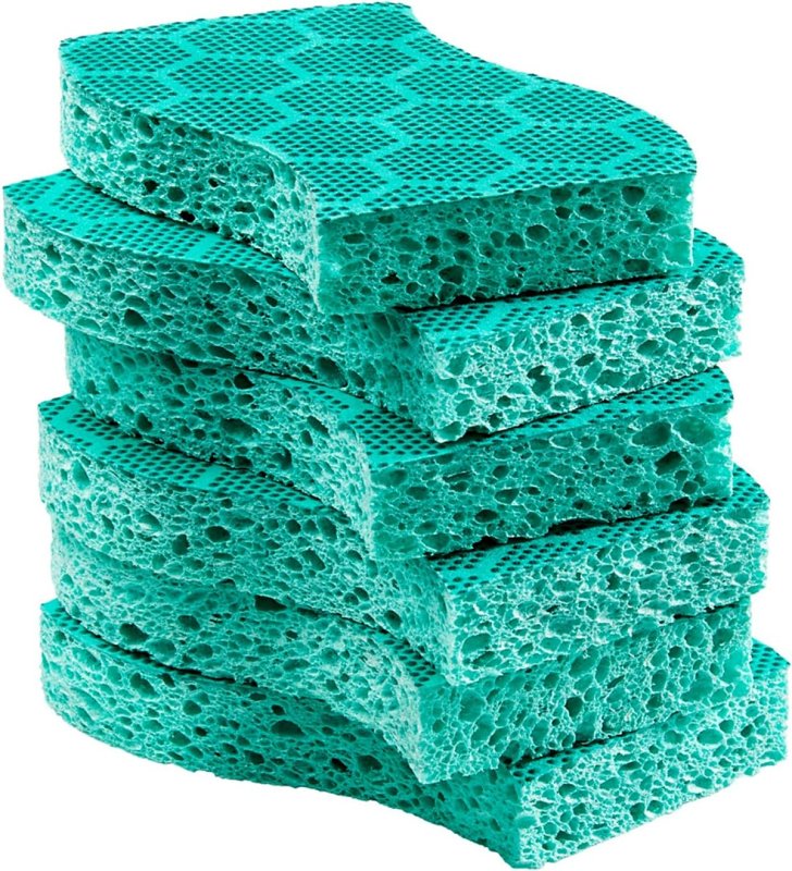 Scotch-Brite 30306-4 Scrub Dots Sponge, 4.4 in L