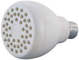 Boston Harbor B11041WH Showerhead, 1.75 gpm, 1/2 in Connection, Threaded, 1-Spray Function, Plastic, White