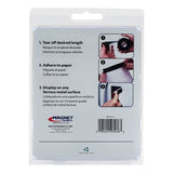 Magnet Source 312 in. L X .75 in. W Black Magnetic Tape 1