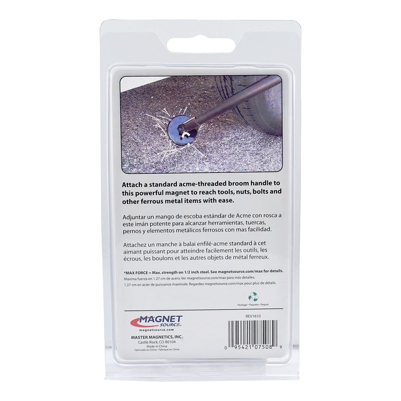 Magnet Source 3.25 in. Magnetic Pick-Up Tool Attachment 65 lb. pull