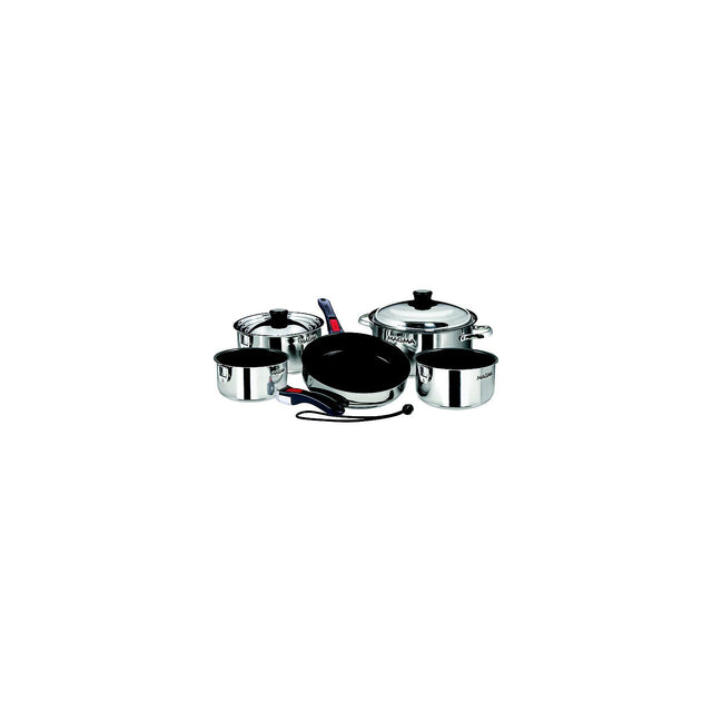 Magma Ceramica Non-Stick 10 Piece Induction Compatible ″Nesting″ Cookware Set