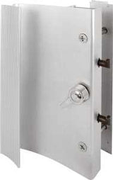 Prime-Line C 1014 Handleset, Aluminum, Anodized, For: 7/8 to 1-1/8 in THK Ador/Hilite Glass Sliding Doors