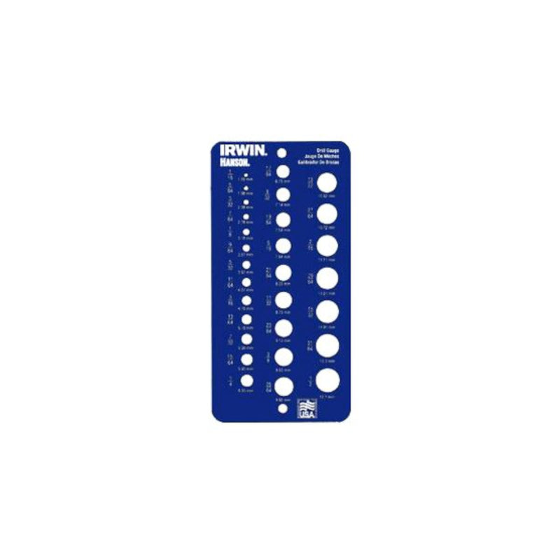 Irwin Hanson Steel Drill Gauge 1 pc