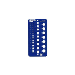 Irwin Hanson Steel Drill Gauge 1 pc