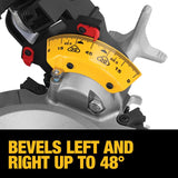 DEWALT DW716 Miter Saw, 12 in Dia Blade, 2 x 8 in 45 deg, 2 x 10 in at 90 deg Cutting Capacity, 3800 rpm Speed