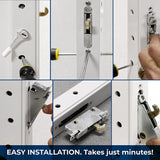 Prime-Line E 2013 Sliding Door Lock, Steel