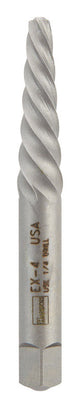 Irwin Hanson 1/4 in. X 1/4 in. D Carbon Steel Spiral Screw Extractor 6 in. 1 pc, Pack of 3