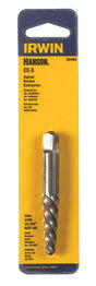 Irwin Hanson 19/64 in. X 19/64 in. D Carbon Steel Spiral Screw Extractor 7 in. 1 pc, Pack of 3